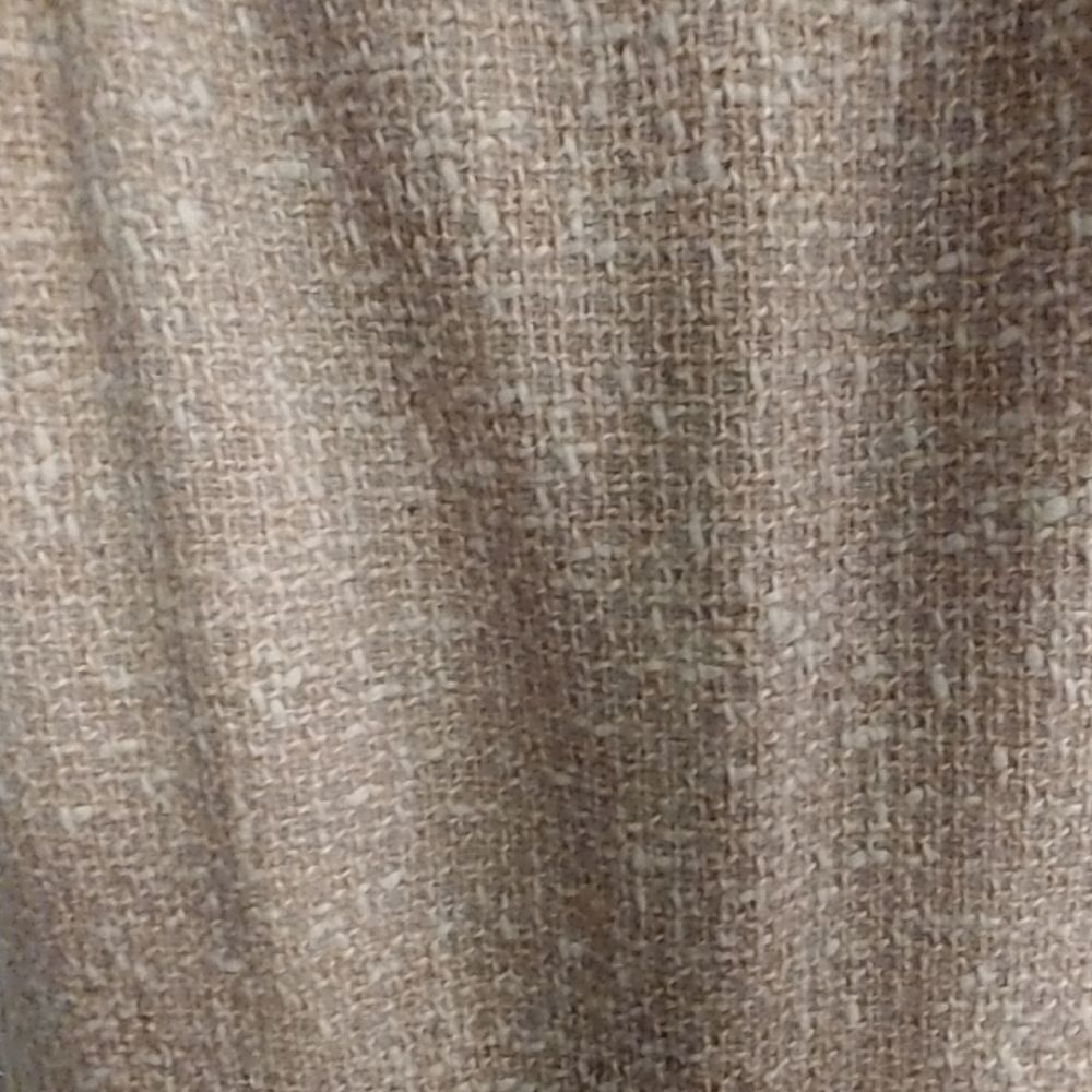 Vintage 50s Beverly Paige Cream Bouclé Wool Skirt - Picture 3 of 8